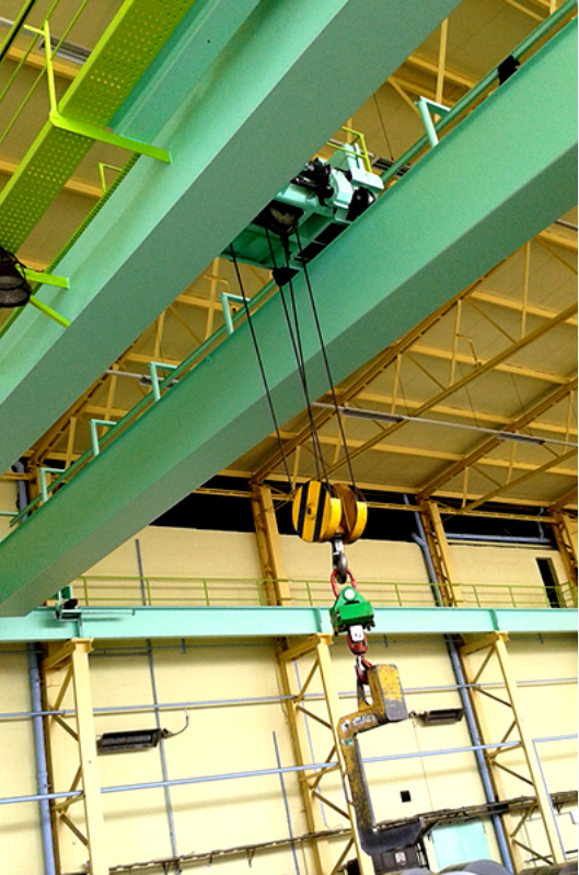 Zweiträgerbrückenkran für Industriehallen