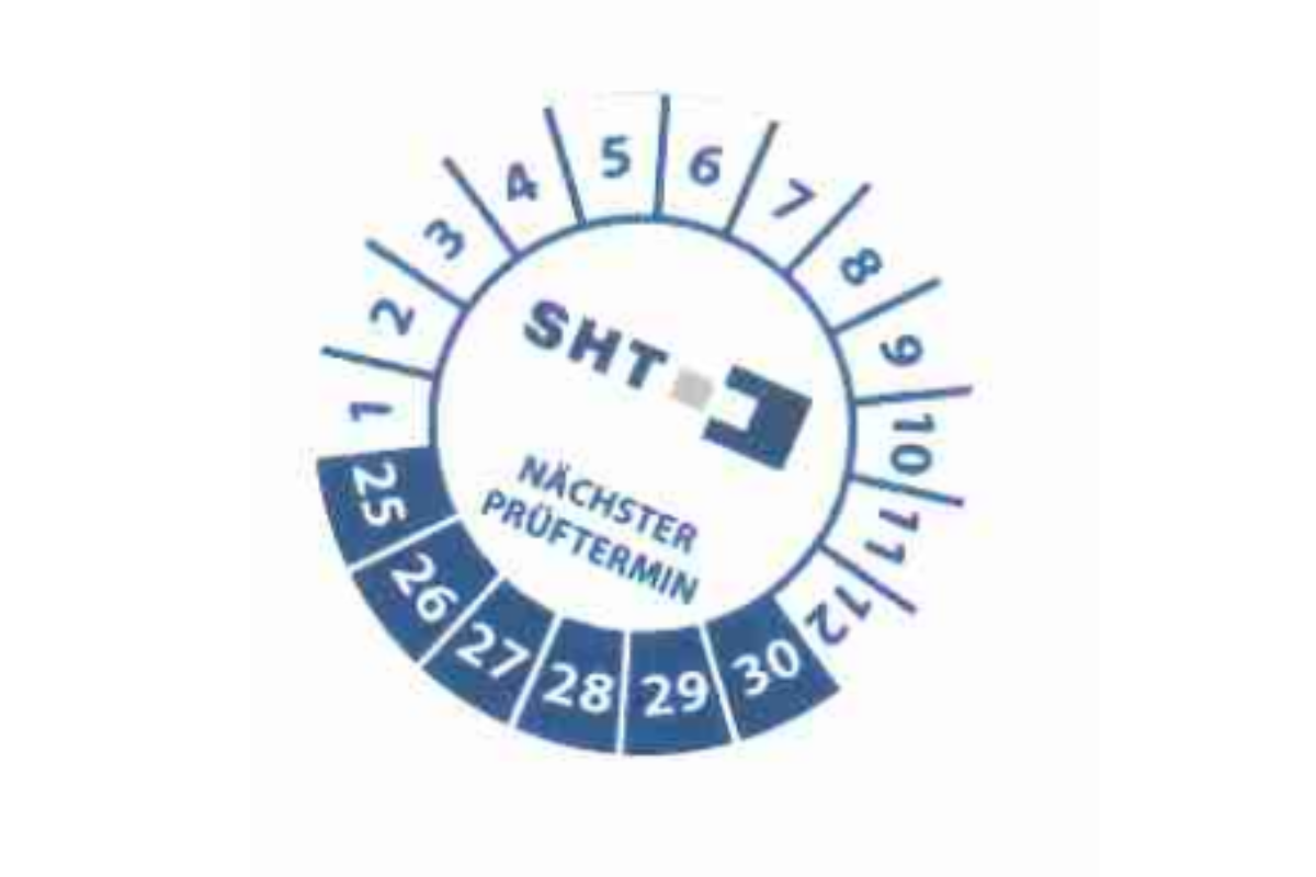 SHT Prüfplakette