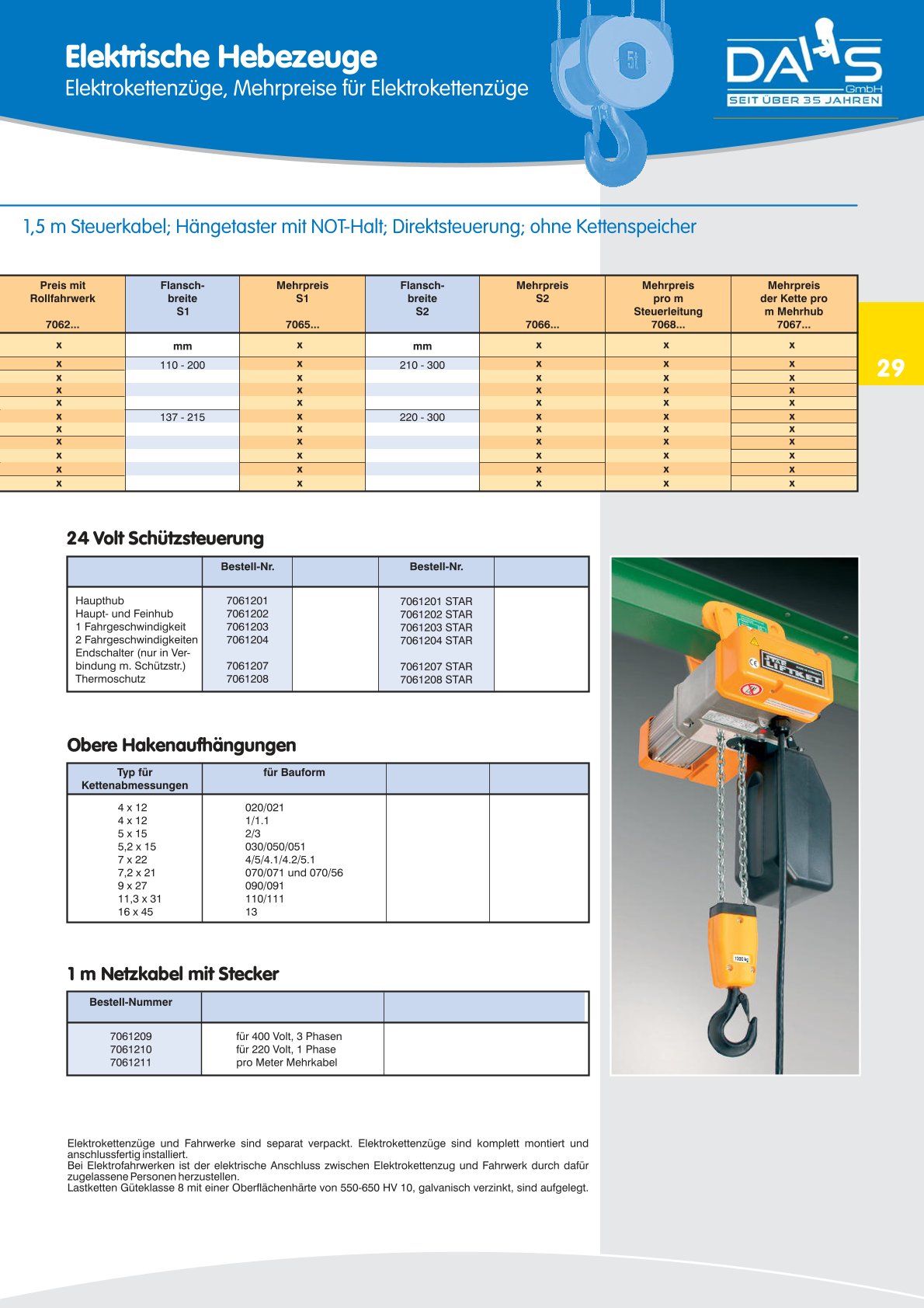 DAHS Produktkatalog