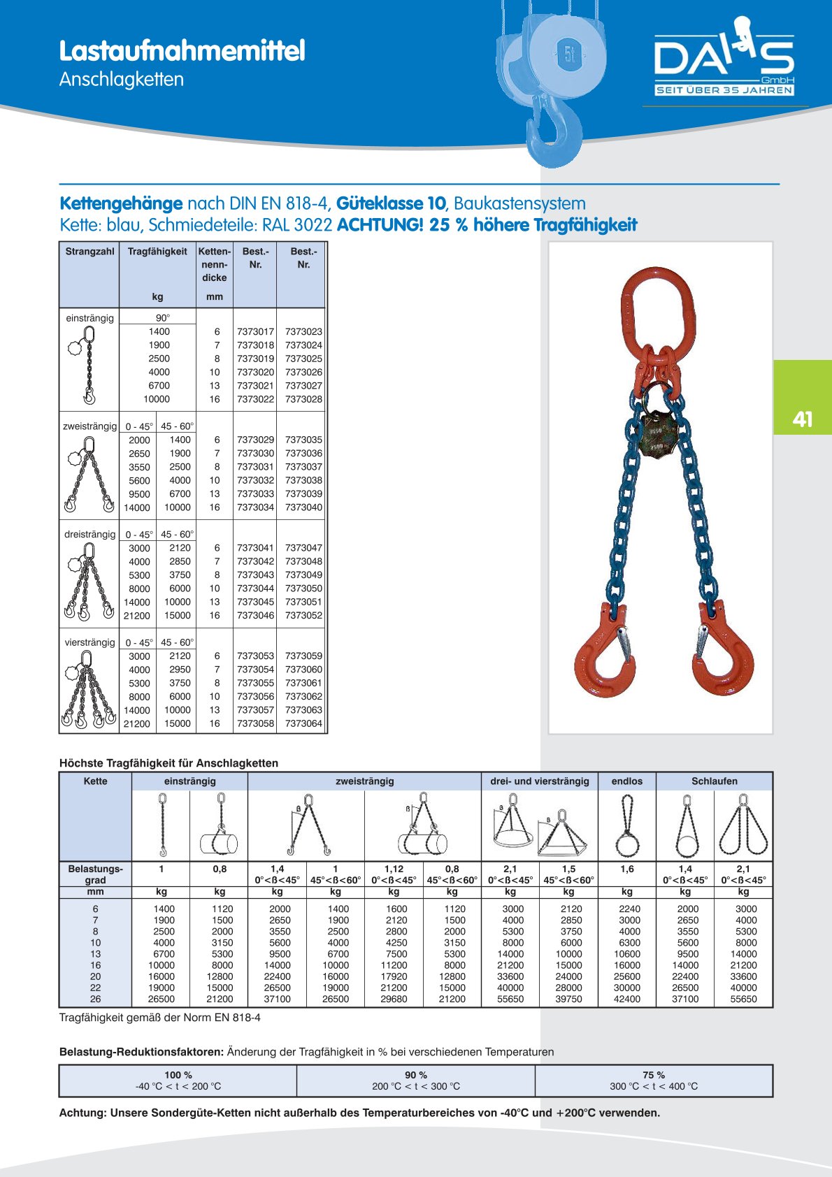 DAHS Produktkatalog